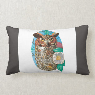 Lumbar Pillow for Owl Lovers