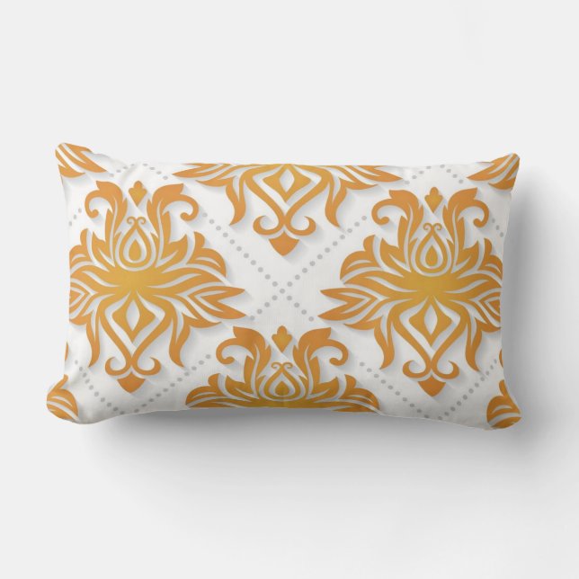 Lumbar Pillow Gold Design (Front)