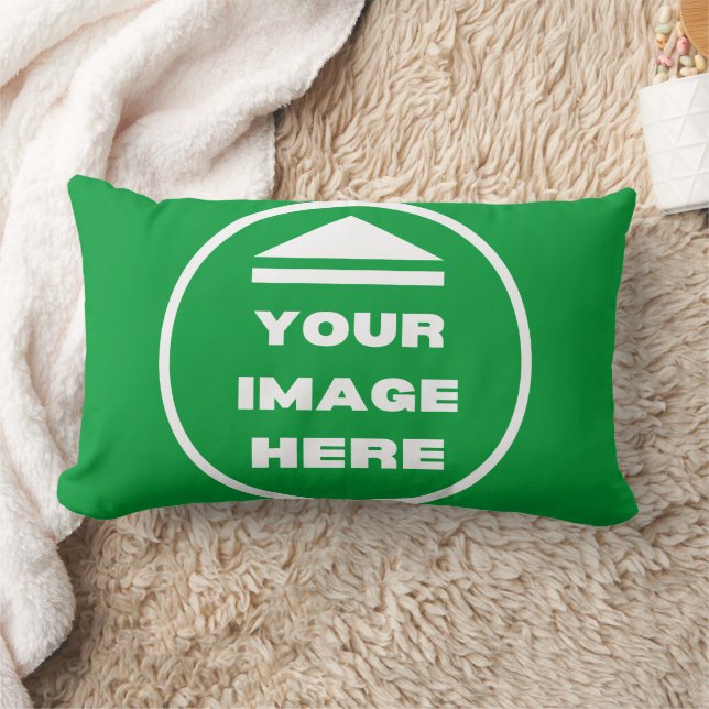 Lumbar Pillow - Personalized - Add Image / Text  (Blanket)