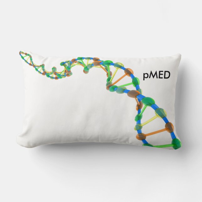 Lumbar pillow with DNA design (Front)