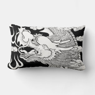 LUMBAR Throw Pillow WITH DRAGON