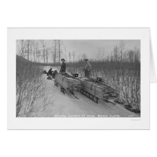 Lumber Dog Seward, Alaska 1917 Cards