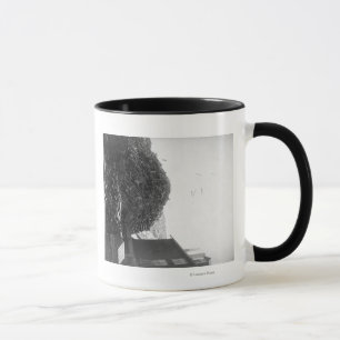 Lumber Pile outside the De Smet Mill  Photograph Mug