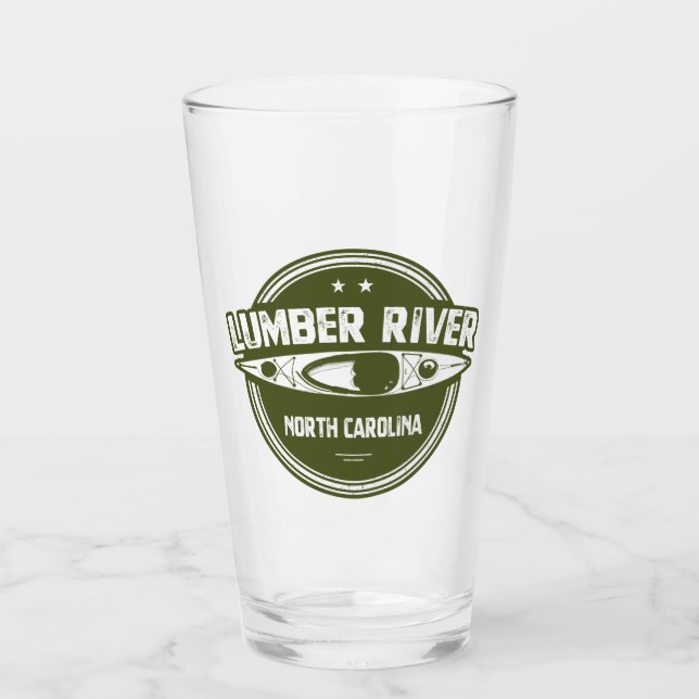 Lumber River, North Carolina Glass (Front)