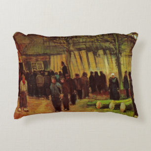 Lumber Sale by Vincent van Gogh Accent Pillow