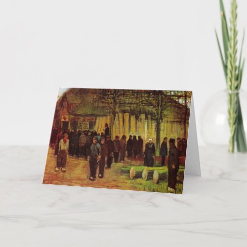 Lumber Sale by Vincent van Gogh Card