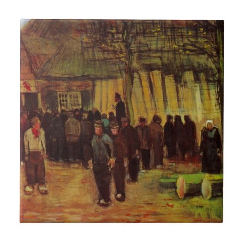 Lumber Sale by Vincent van Gogh Ceramic Tile