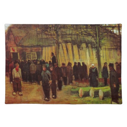 Lumber Sale by Vincent van Gogh Cloth Placemat