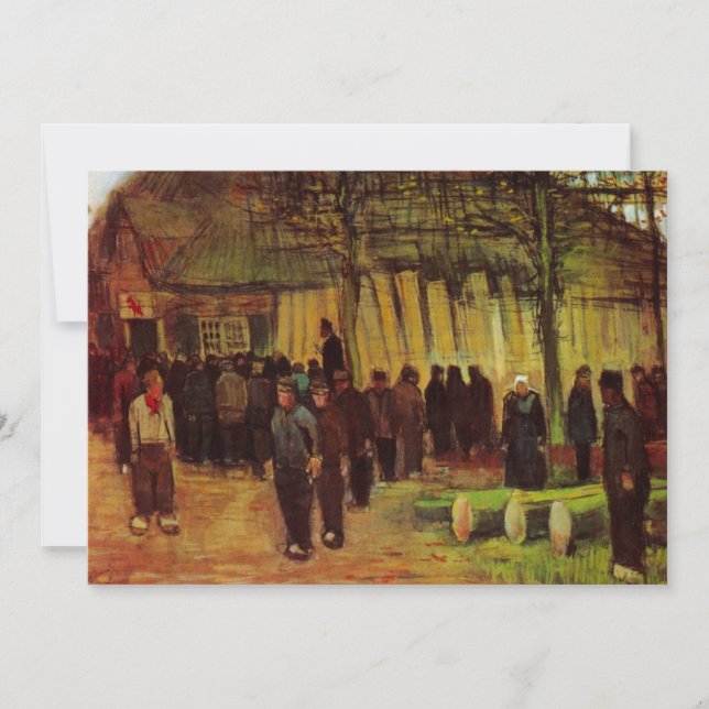 Lumber Sale by Vincent van Gogh Invitation (Front)