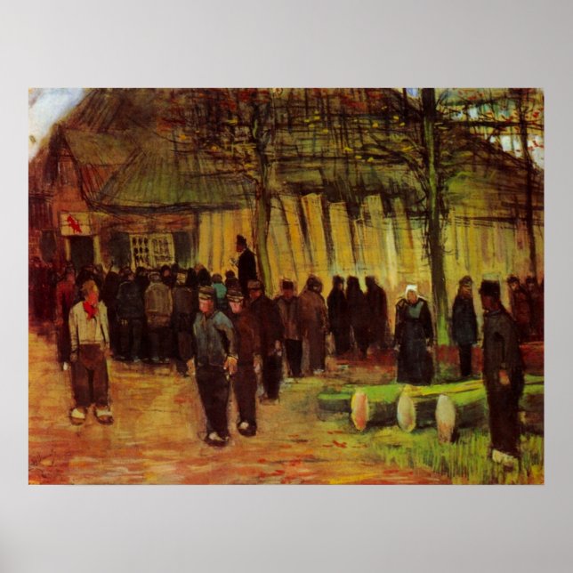 Lumber Sale by Vincent van Gogh Poster (Front)