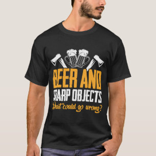 Lumberjack Axe Beer Arborist Forest Tree Forest T-Shirt