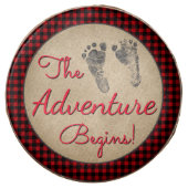 Lumberjack Baby Shower Cookies (Front)