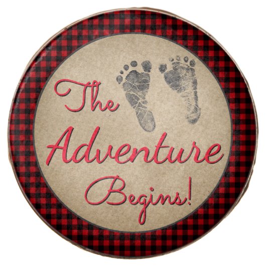 Lumberjack Baby Shower Cookies (Front)