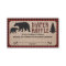 Lumberjack Baby Shower Diaper Raffle Card Bear