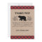 Lumberjack Bear Thank You Card