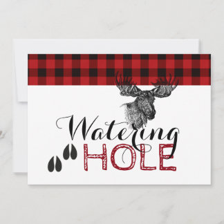 Lumberjack Birthday - Watering Hole Card