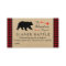 Lumberjack Buffalo Plaid Boys Diaper Raffle Ticket