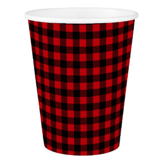 Lumberjack Buffalo Plaid Paper Cup