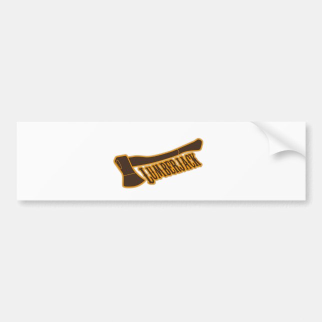 Lumberjack Bumper Sticker (Front)