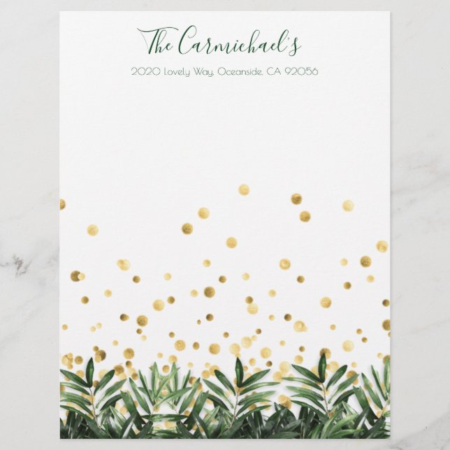 Lumberjack Collection Holiday Stationary Letterhead (Front)
