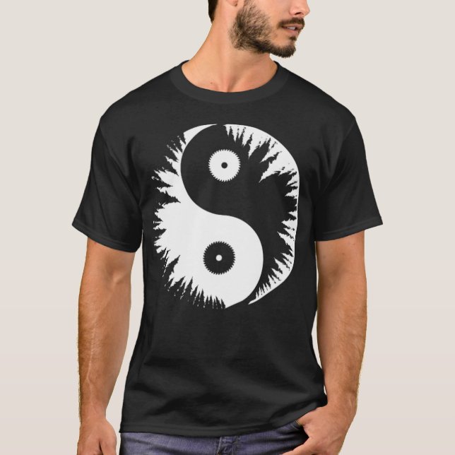 Lumberjack Forest Worker Circular Saw funny crossf T-Shirt (Front)