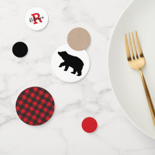 Lumberjack Kraft Bear Confetti