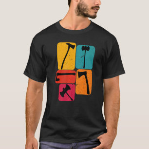 Lumberjack Logger axe Retro T-Shirt