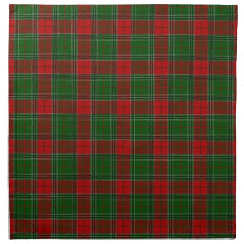 Lumberjack Red Green Plaid Cloth Napkin