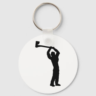 lumberjack shape keychain