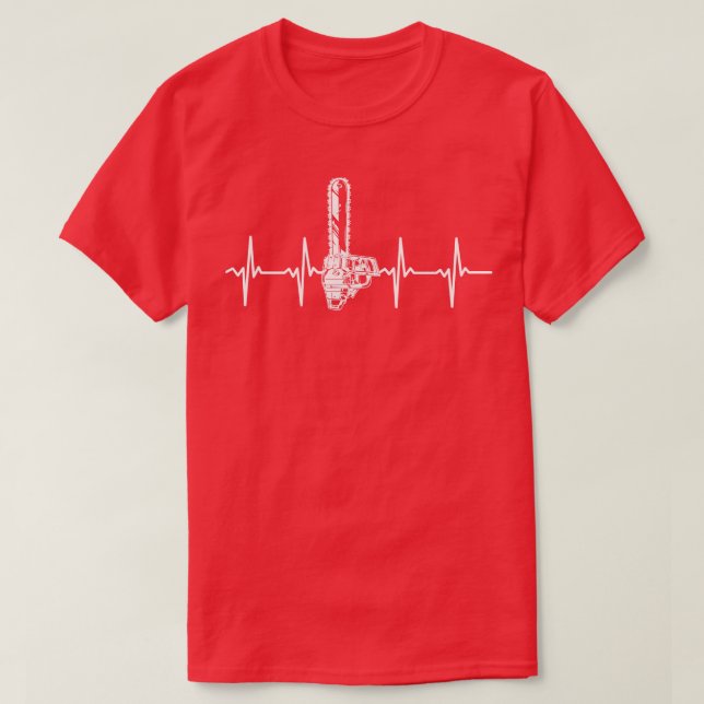 Lumberjack Shirt Lumberjack Heartbeat (Design Front)