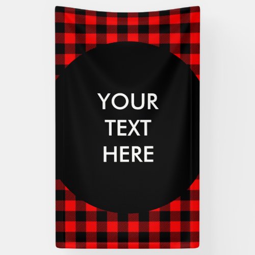 Lumberjack Style _ red fabric  your ideas Banner