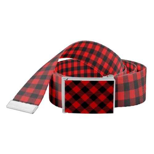 Lumberjack Style _ red fabric  your ideas Belt