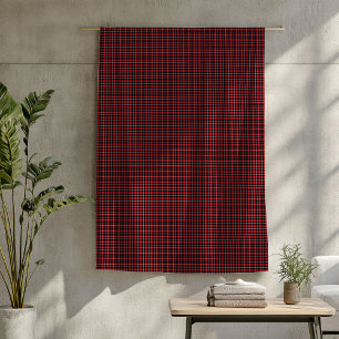 Lumberjack Throw – Red Black Plaid for Cozy Nights Fleece Blanket