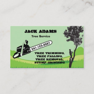 Lumberjack Tree Service Business Card