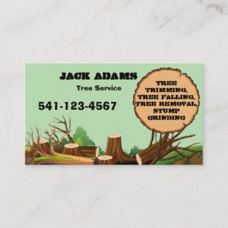 Lumberjack Tree Service Business Card