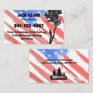 Lumberjack Tree Service Business Card