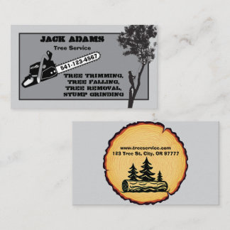 Lumberjack Tree Service Business Card