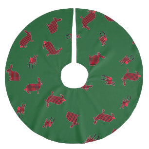 Lumberjackrabbits tree skirt
