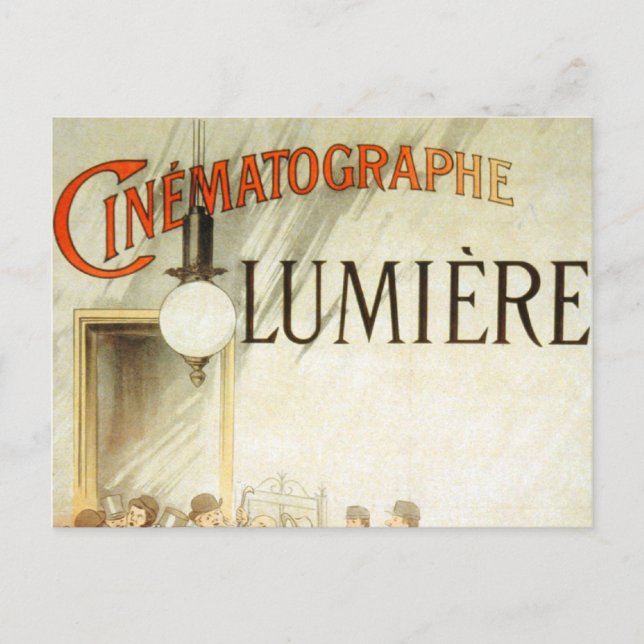 Lumière Brothers Cinema Poster Postcard (Front)