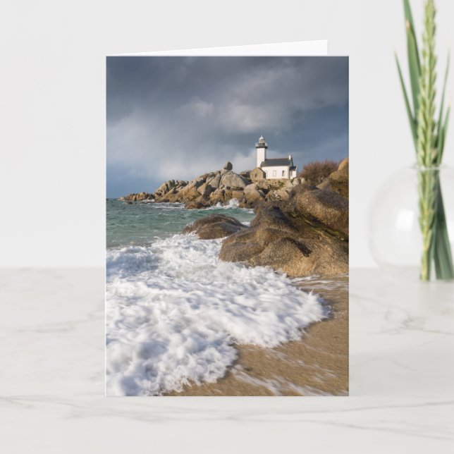 Lumière délicieuse dans le Finistère Nord Card (Front)
