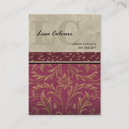 Lumiére Professional Custom Baroque Business Card Template