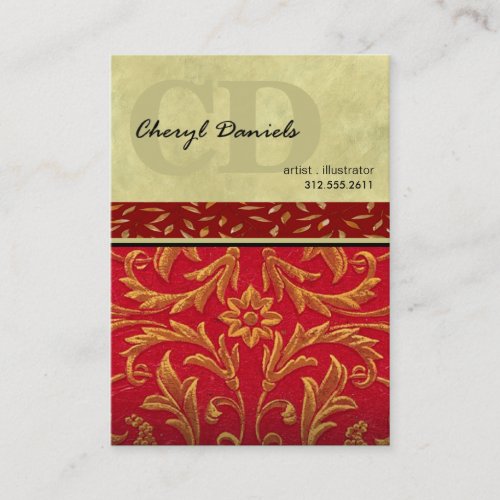 Lumiére Professional Custom Baroque Business Card Template