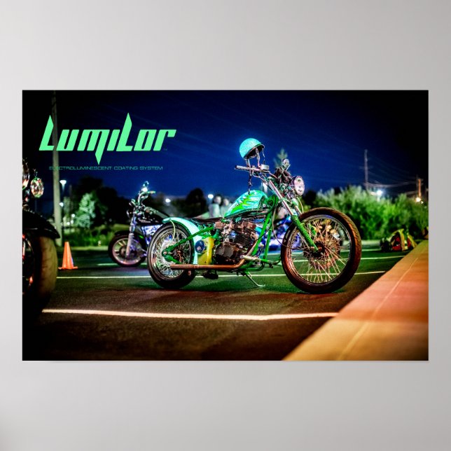 LumiLor Dragon Bike Poster (Front)