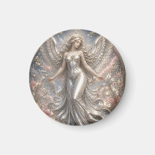Lumina Ascendant – Heavenly Angel Portrait Magnet