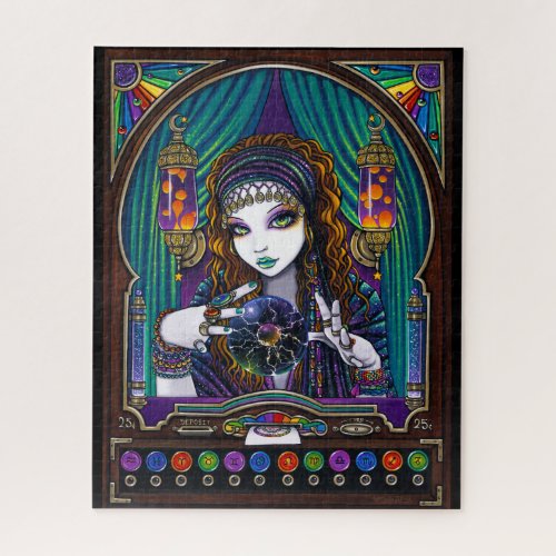 Lumina Bohemian Gypsy Fortune Teller Jigsaw Puzzle