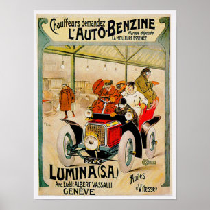 Lumina S.A. ~ Vintage Automobile Ad Poster