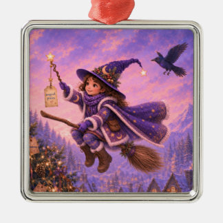 Luminara Little Witch Christmas Ornament for Kids