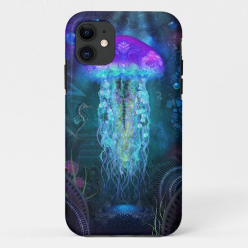 Luminescent Jellyfish iPhone 11 Case