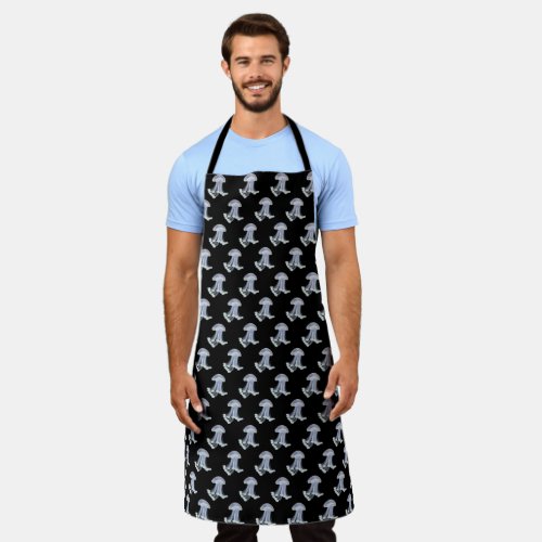 Luminescent Moon Jellyfish Apron