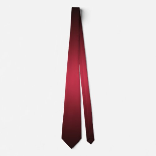 Luminescent Red Gradient Ombre Neck Tie